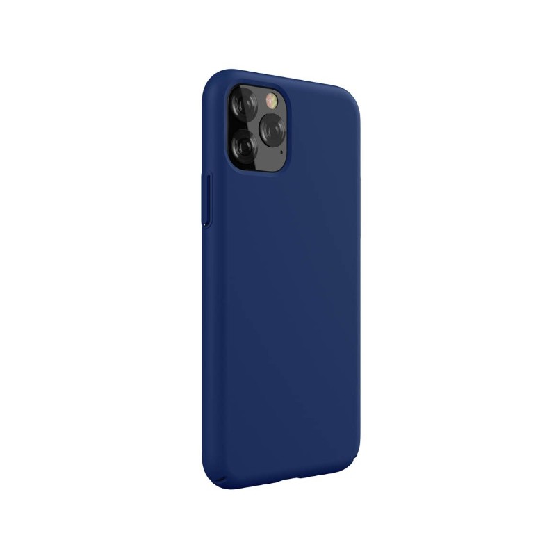 Funda de silicona azul para iPhone 11 Pro Max