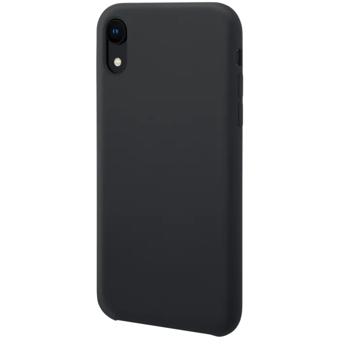 Funda de silicona negra para iPhone XR