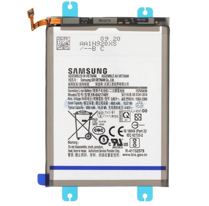 Paquete de servicio de batería Samsung A12 A13 A21s EB-BA217ABY