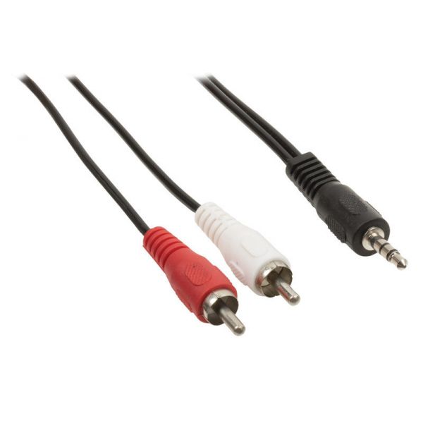 Cable jack de 3,5 mm a 2 RCA 3M