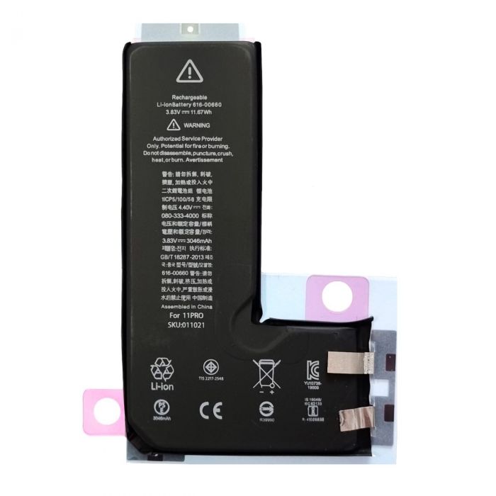 Compatible con la celda de la batería del iPhone 11 Pro
