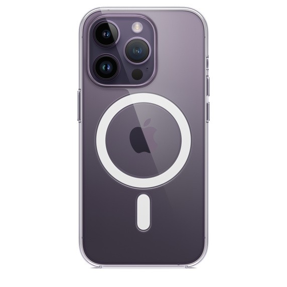 Funda para iPhone 14 Pro con MagSafe – Transparente