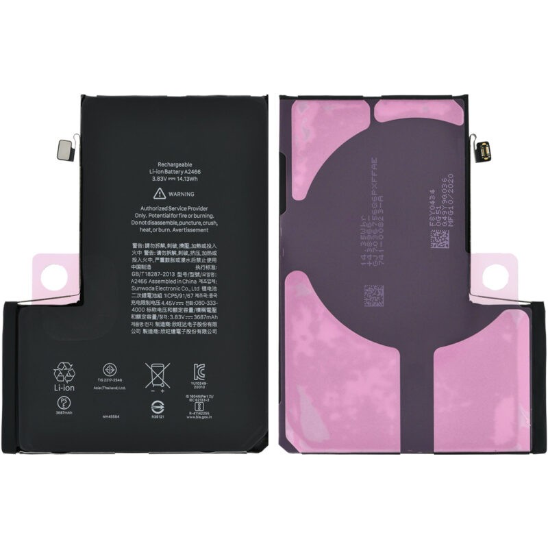 Batería del chip TI del iPhone 12 Pro Max 3687mAh