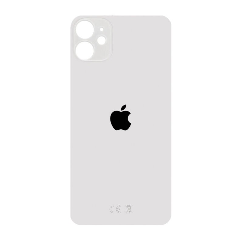 Cubierta trasera del iPhone 11 de fácil instalación blanca