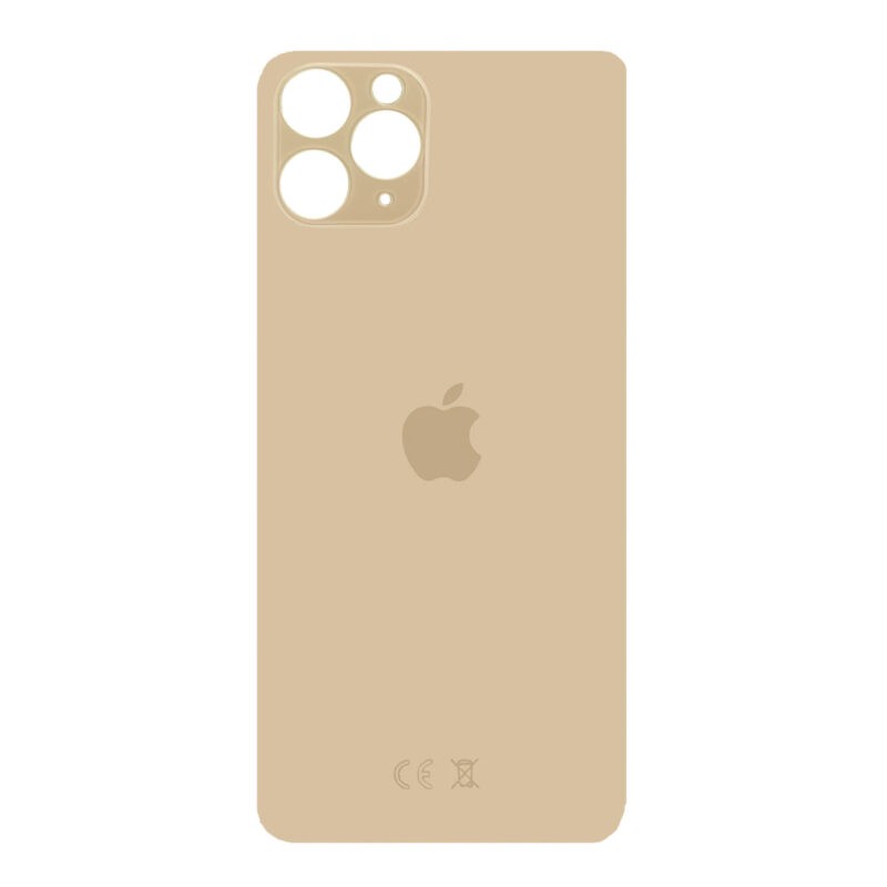 Cubierta trasera del iPhone 11 Pro de fácil instalación dorada