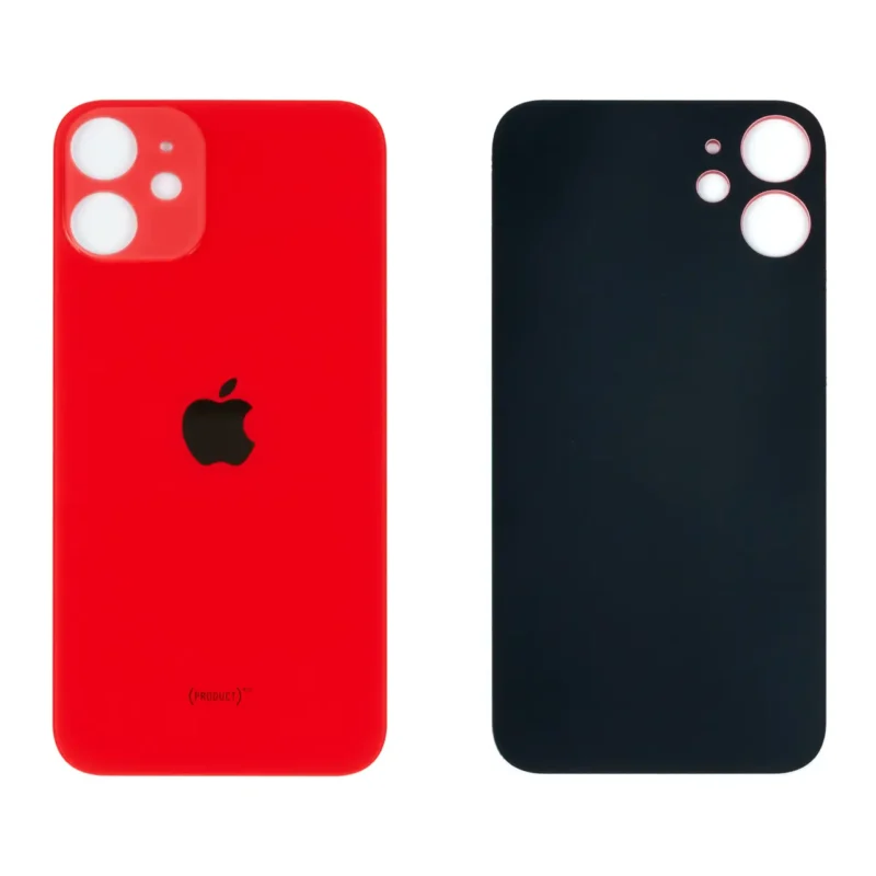 Cubierta trasera del iPhone 12 de fácil instalación roja