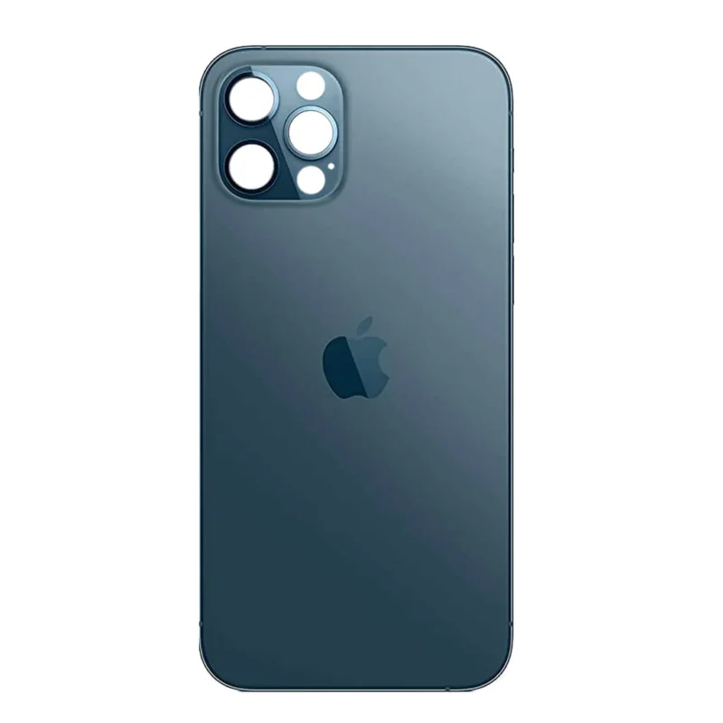 Cubierta trasera del iPhone 12 Pro de fácil instalación azul