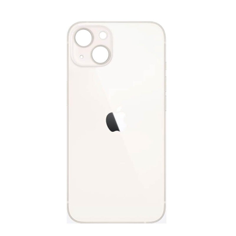 Cubierta trasera del iPhone 13 de fácil instalación blanca
