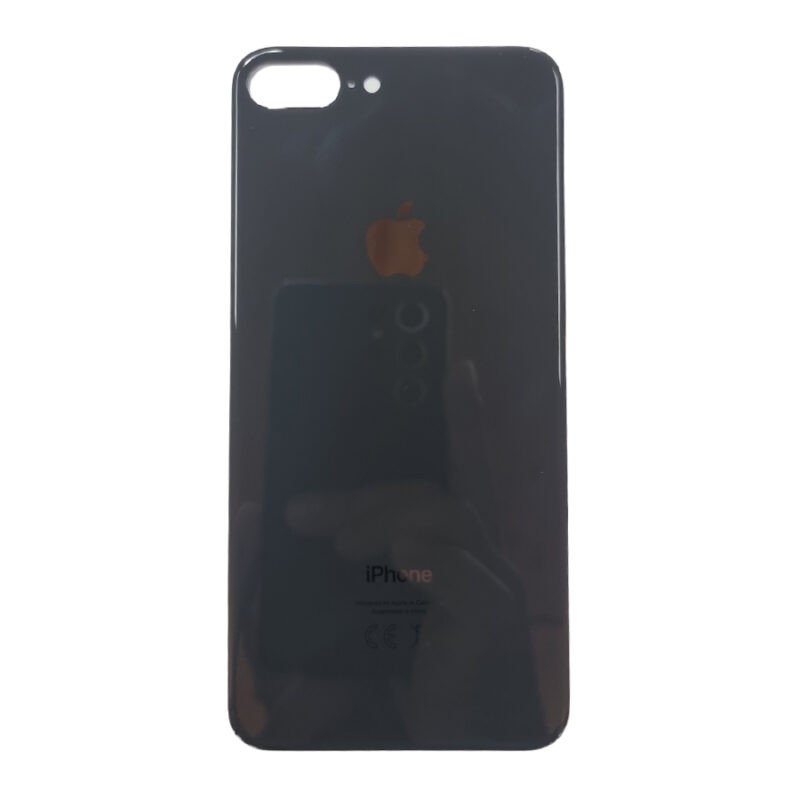 Cubierta trasera del iPhone 8 Plus Fácil instalación Negro