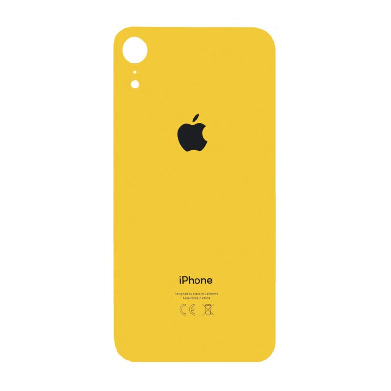 Cubierta trasera del iPhone XR Fácil instalación Amarillo
