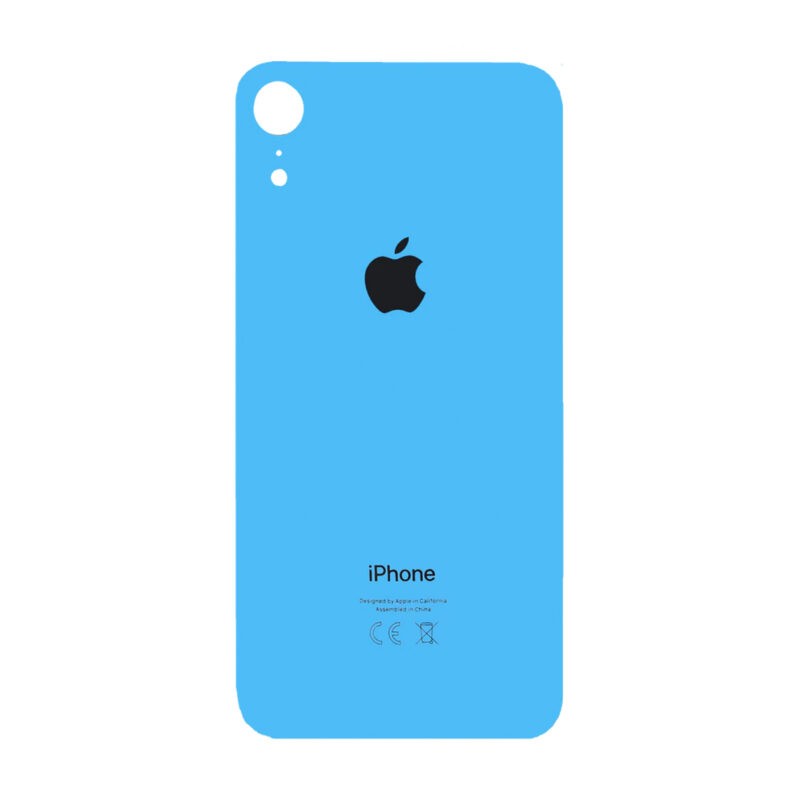 Cubierta trasera del iPhone XR de fácil instalación azul