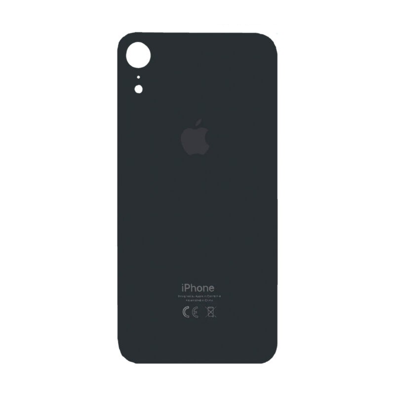Cubierta trasera del iPhone XR de fácil instalación Negro