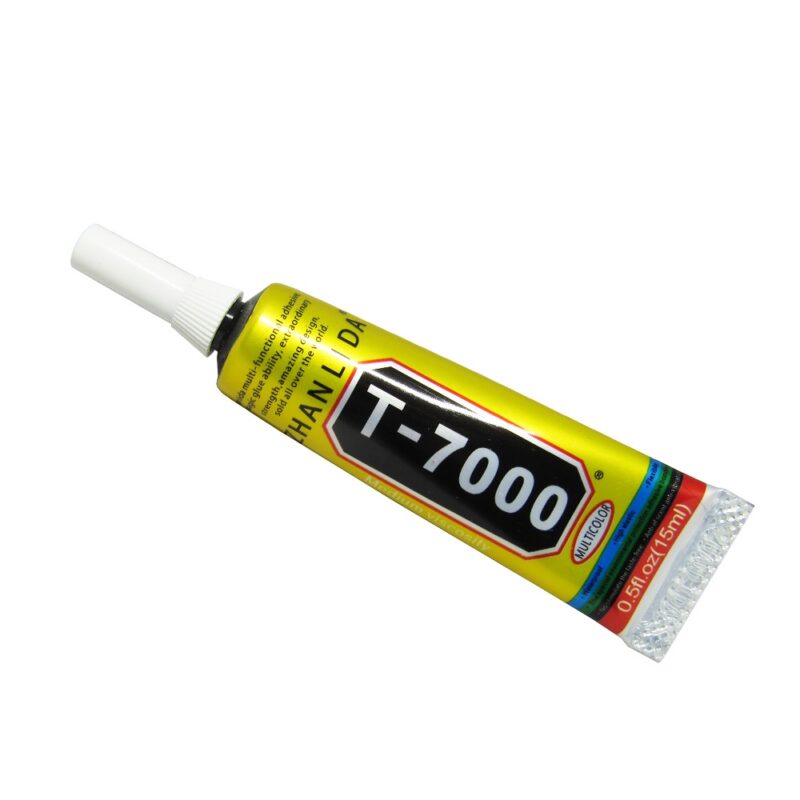 Adhesivo de pegamento negro profesional T7000 15ML