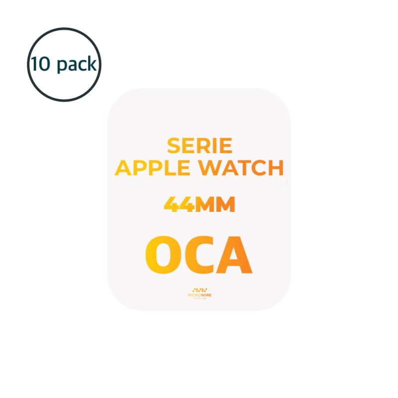 Pegamento OCA precortado para Apple Watch de 44 mm