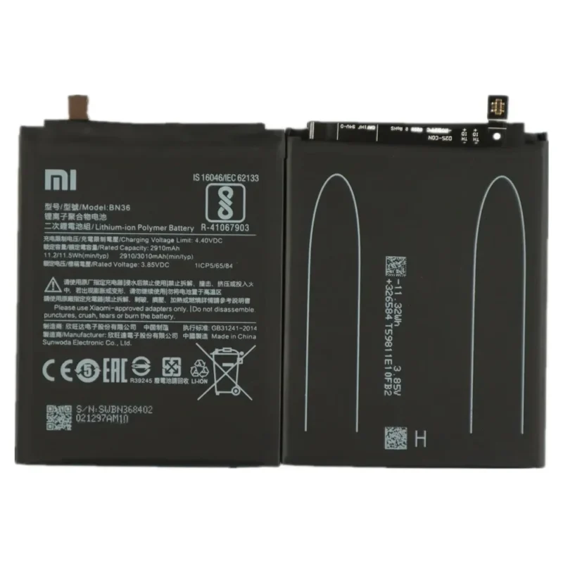 Batería Xiaomi Mi A2 6X BN36 3010mah