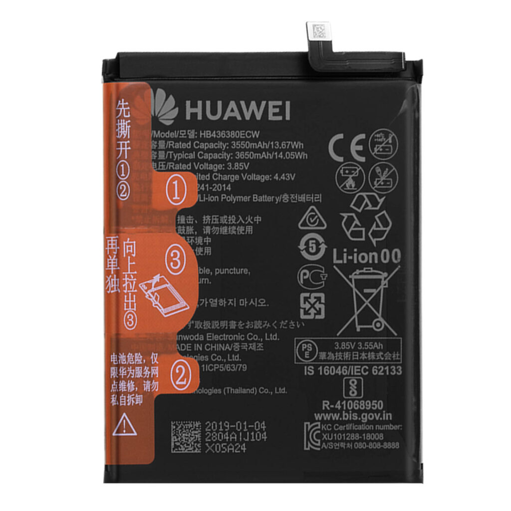 Batería Huawei P30 HB436380ECW 3650mAh