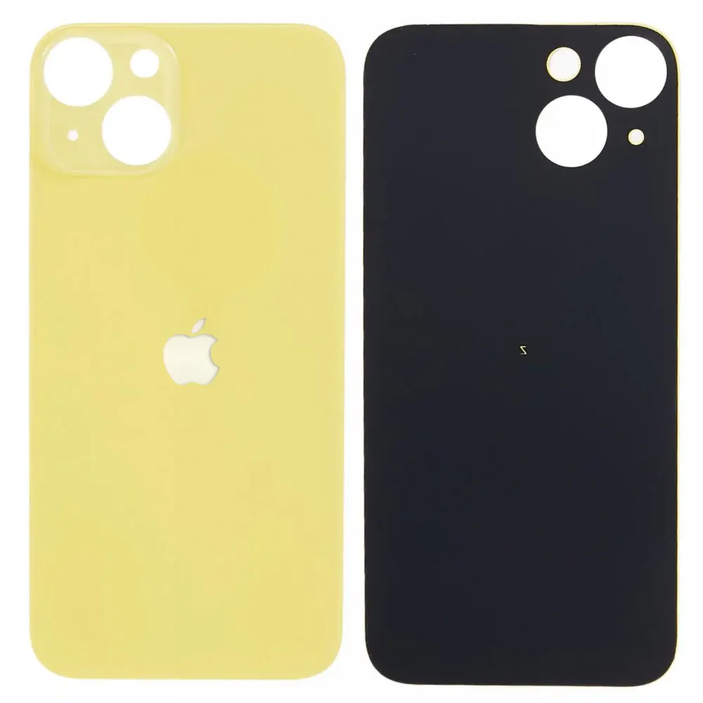 Tapa Trasera iPhone 14 Fácil Instalación Amarilla